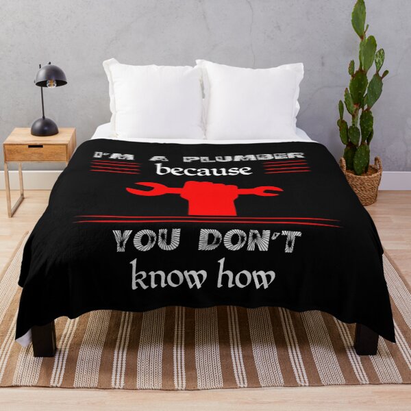 Item preview, I'm a Plumber because you don't know how  t-shirt  designed and sold by Perfectstyles.