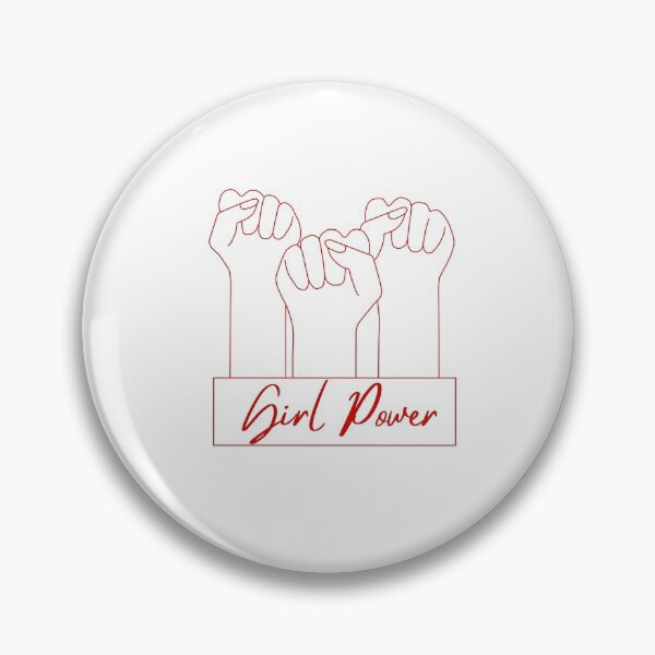 Item preview, Girl Power line art in Red designed and sold by fjakaseason.