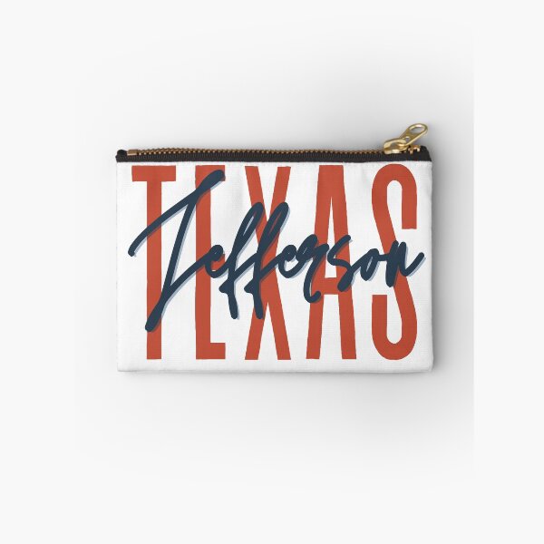 Item preview, Jefferson Texas // Script Design // State Flag Colors designed and sold by KylieBeth Designs.