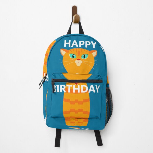 Item preview, STRIPED CAT HAPPY BIRTHDAY designed and sold by Jean Gregory Evans.