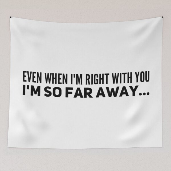 Item preview, So Far Away (Black) designed and sold by UnicornPeeps.