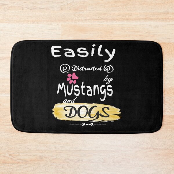 Item preview, Easily Distracted by Mustangs and Dogs designed and sold by YAITPSTORE.