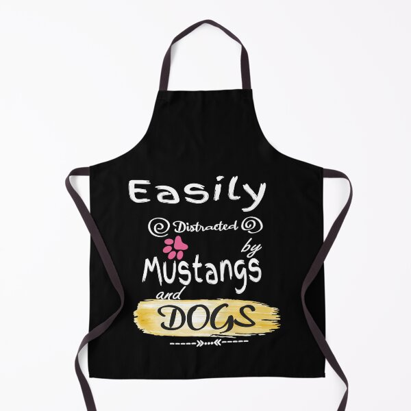 Item preview, Easily Distracted by Mustangs and Dogs designed and sold by YAITPSTORE.