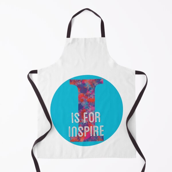 Item preview, Colorful Drops letter ‘I is for Inspire’ monogram designed and sold by AMSonArt.