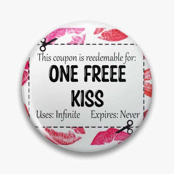 Item preview, Coupon One Free Kiss designed and sold by Sterkut.
