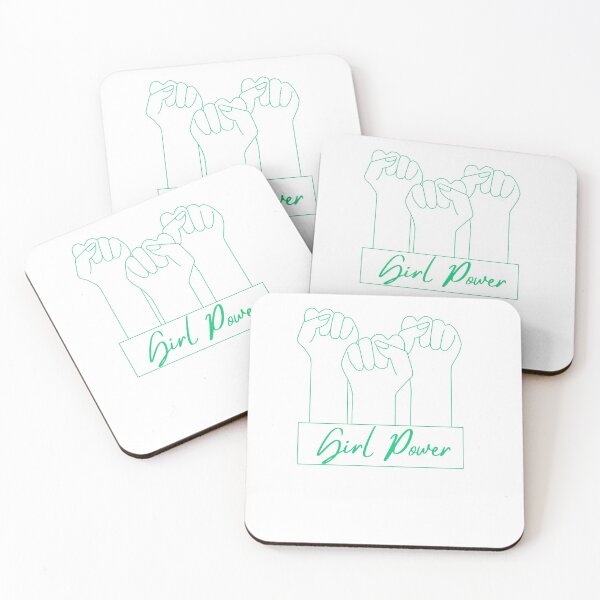 Item preview, Girl Power line art in Mint designed and sold by fjakaseason.