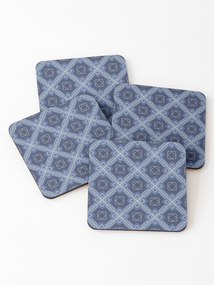 Thumbnail 1 of 5, Coasters (Set of 4), Traditional Batik Pattern 21 designed and sold by SenangDesign.