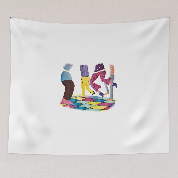 Item preview, The Dancefloor (White) designed and sold by flockadoodle.