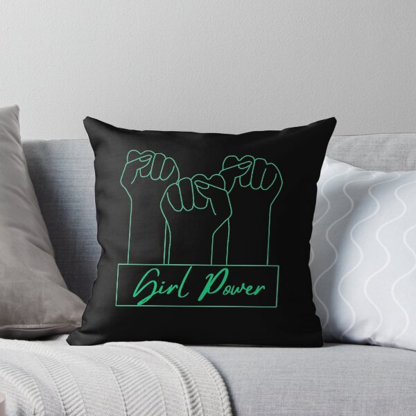 Item preview, Girl Power line art in Mint designed and sold by fjakaseason.
