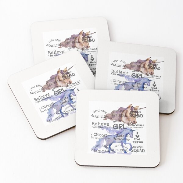 Item preview, I LOVE UNICORNS designed and sold by WildingClan.