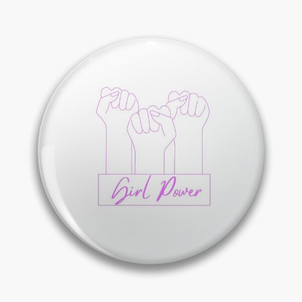 Item preview, Girl Power line art in Lilac designed and sold by fjakaseason.