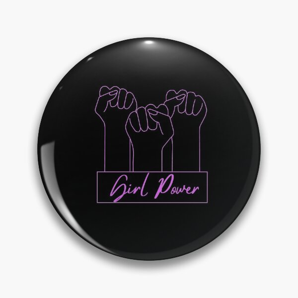 Item preview, Girl Power line art in Lilac designed and sold by fjakaseason.