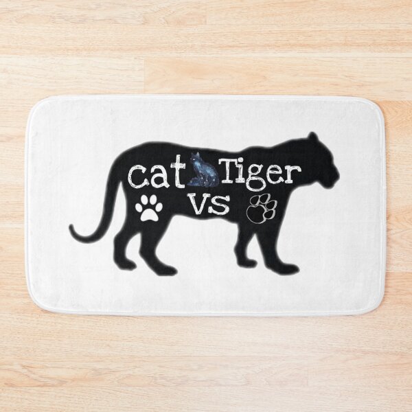 Item preview, Cute cat vs tiger shirts, cute cat vs tiger design, cute cat vs tiger lover, funny cat vs tiger masks, funny cat vs tiger phone cases, nice cat vs tiger stikars, cat vs tiger mugs, cat vs tiger clock  designed and sold by Poussyarts.