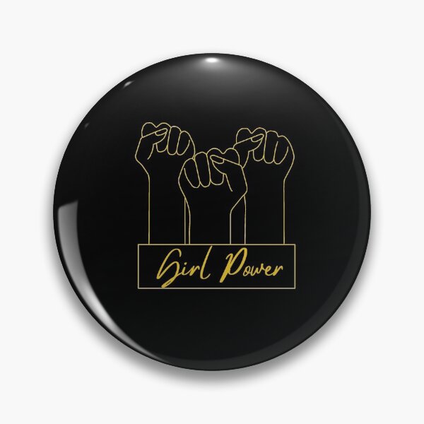 Item preview, Girl Power line art in Gold designed and sold by fjakaseason.