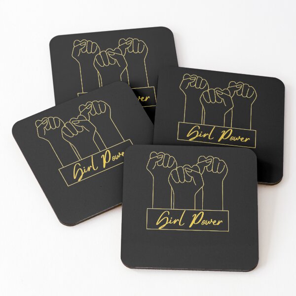 Item preview, Girl Power line art in Gold designed and sold by fjakaseason.