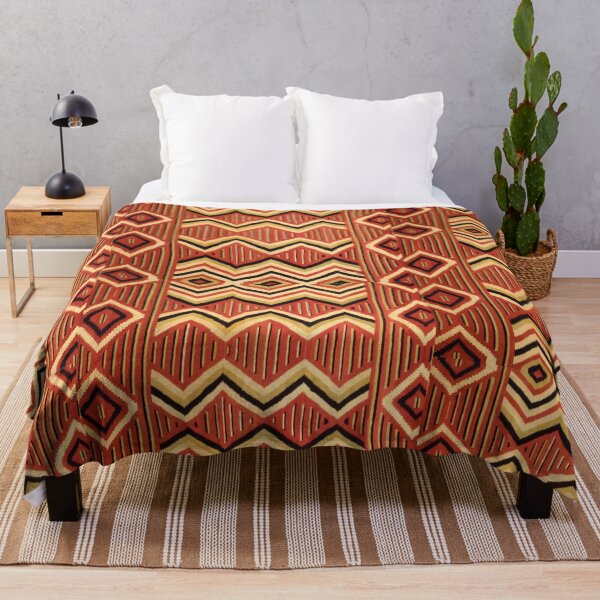 Item preview, Red and Yellow Native American Navaho Museum Art Weave designed and sold by Midwest-Goods.