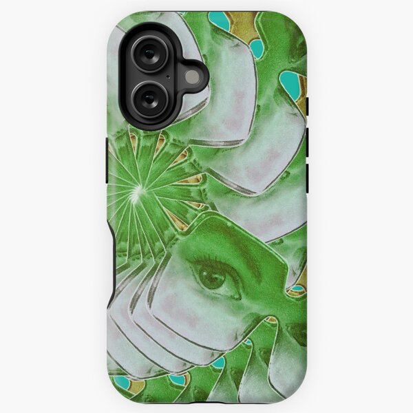 Looky Looky sunglass eyes purple pop art circle pattern 2 iPhone Tough Case