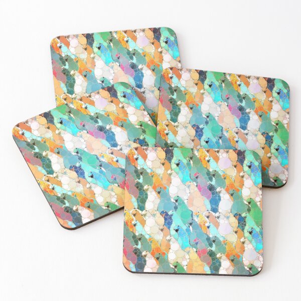 Item preview, Bird Pattern Design (Funky Tondos Multicolor Bird Décor Design) designed and sold by MindCereal.