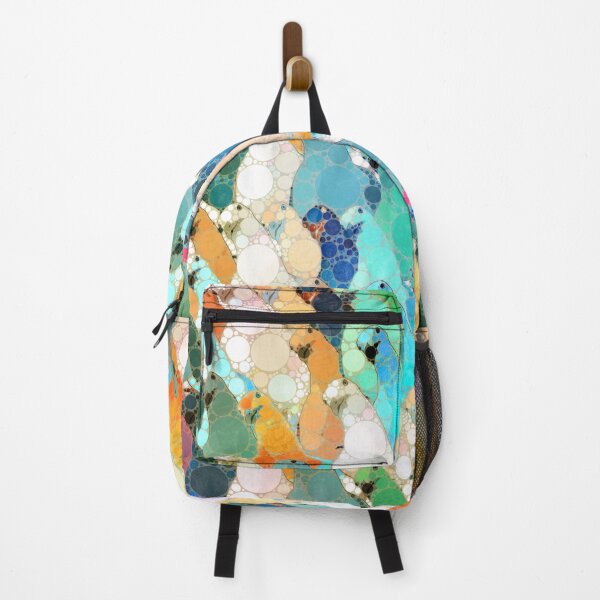 Item preview, Bird Pattern Design (Funky Tondos Multicolor Bird Décor Design) designed and sold by MindCereal.