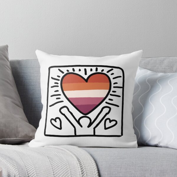 Item preview, lesbian pride heart doodle :D designed and sold by OZKID.