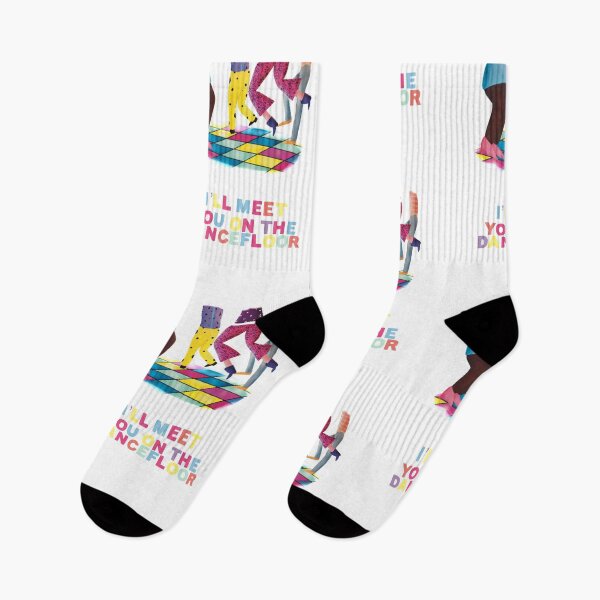 Item preview, I’ll Meet You On The Dancefloor (White) designed and sold by flockadoodle.