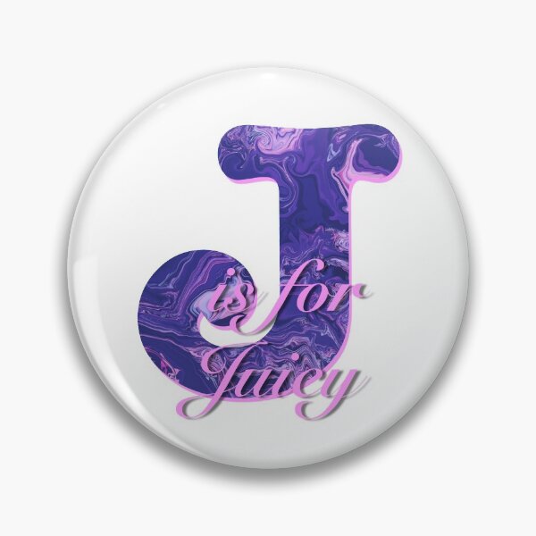 Item preview, Purple letter ‘J is for Juicy’ cool saying designed and sold by AMSonArt.