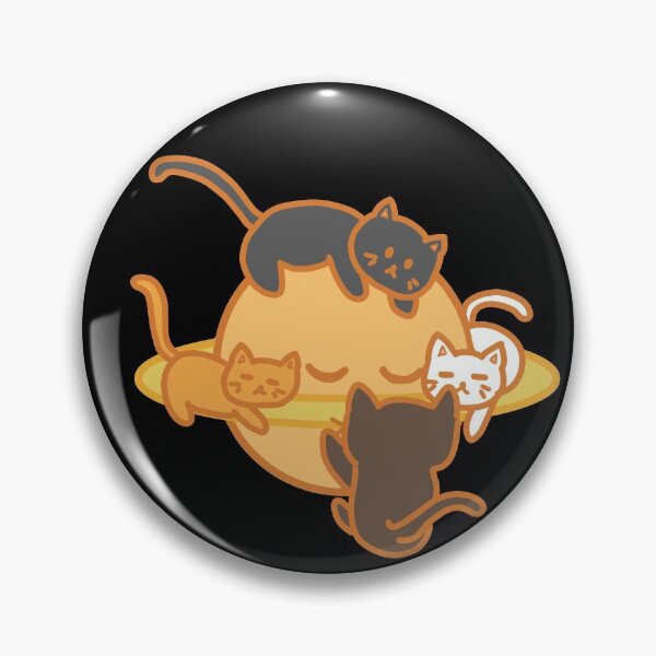 Item preview, Saturn with cats designed and sold by Authormischief.