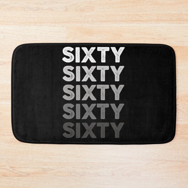 Item preview, 60th Adult Birthday, Favorite Number # Sixty, Sports Grey designed and sold by The Princess Saves Herself.