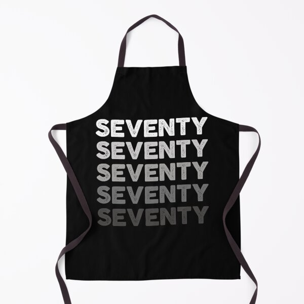 Item preview, 70th Adult Birthday, Favorite Number # Seventy, Sports Grey designed and sold by The Princess Saves Herself.