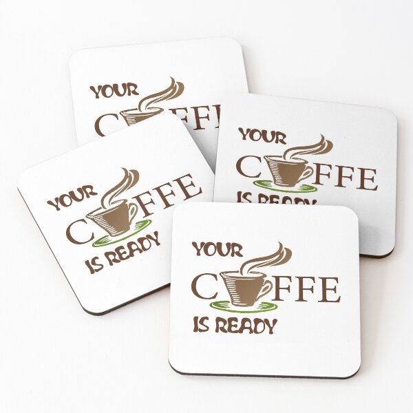 Item preview, Your Coffee Is Ready designed and sold by RoaaMagic.