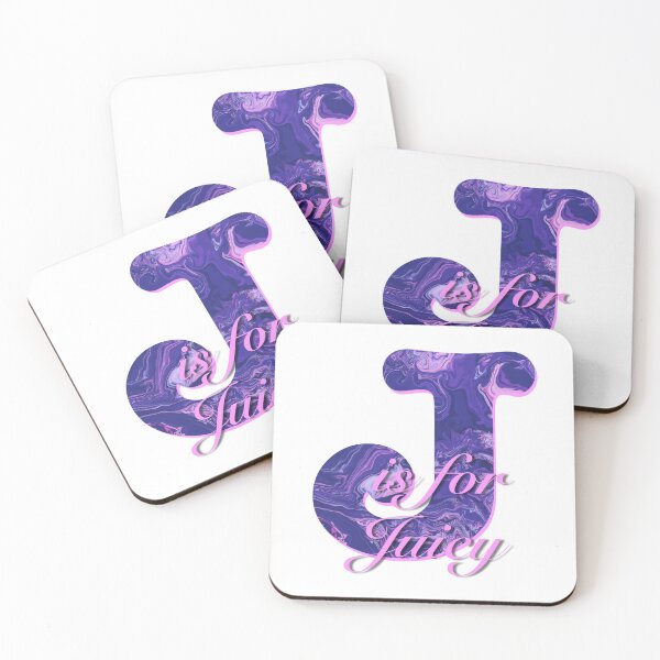 Item preview, Purple letter ‘J is for Juicy’ cool saying designed and sold by AMSonArt.