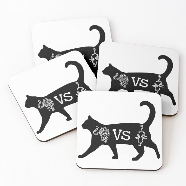 Item preview, Cute cat vs tiger shirts, cute cat vs tiger design, cute cat vs tiger lover, funny cat vs tiger masks, funny cat vs tiger phone cases, nice cat vs tiger stikars, cat vs tiger mugs, cat vs tiger clock  designed and sold by Poussyarts.