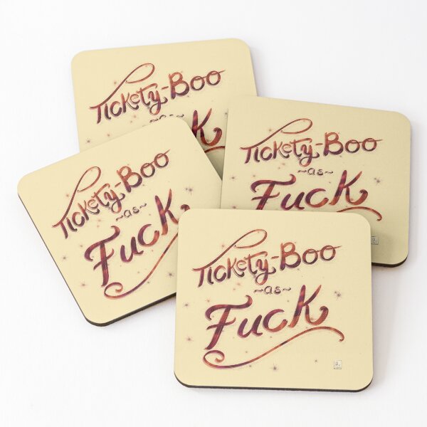 Item preview, Tickety-boo as f*ck designed and sold by acsalva.
