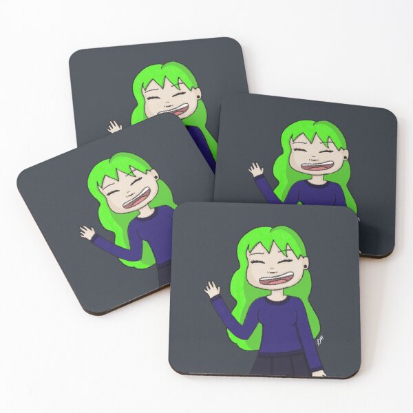 Item preview, Green Haired Girl designed and sold by ByLauraMorgan.
