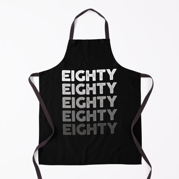Item preview, 80th Adult Birthday, Favorite Number # Eighty, Sports Grey designed and sold by The Princess Saves Herself.