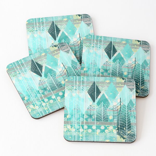 Item preview, Aqua Ice Patchwork designed and sold by ArgyleImp.