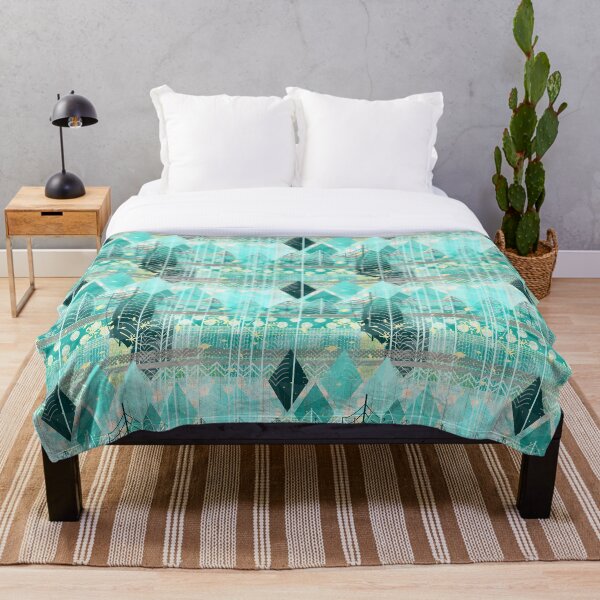 Aperçu de l'œuvre Patchwork de glace aqua créée et vendue par ArgyleImp.