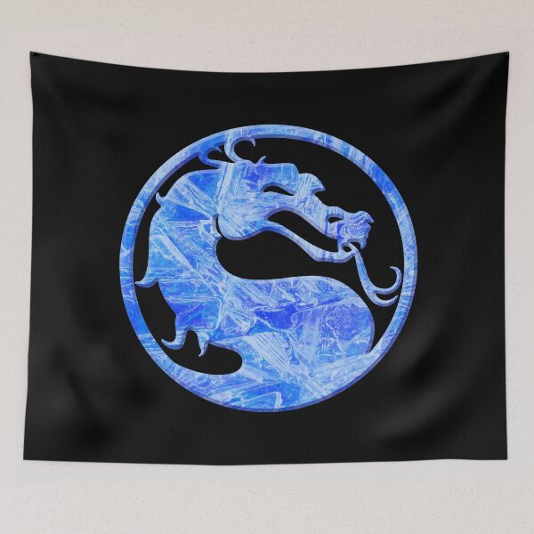 Item preview, MORTAL KOMBAT SUB-ZERO Dragon logo classic designed and sold by frikybomb.