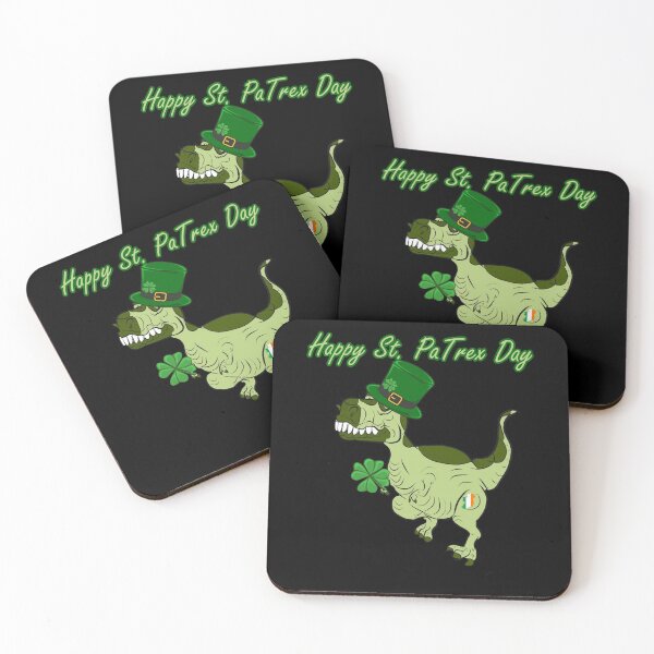 Item preview, Happy St. PaTrex Day Lucky Saurus Clover designed and sold by gthylla.
