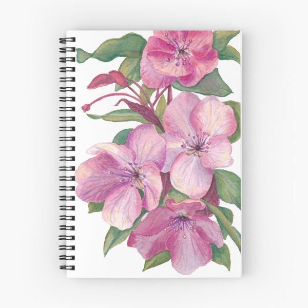 Item preview, Crabapple Blossoms Watercolour designed and sold by Nixpaints.