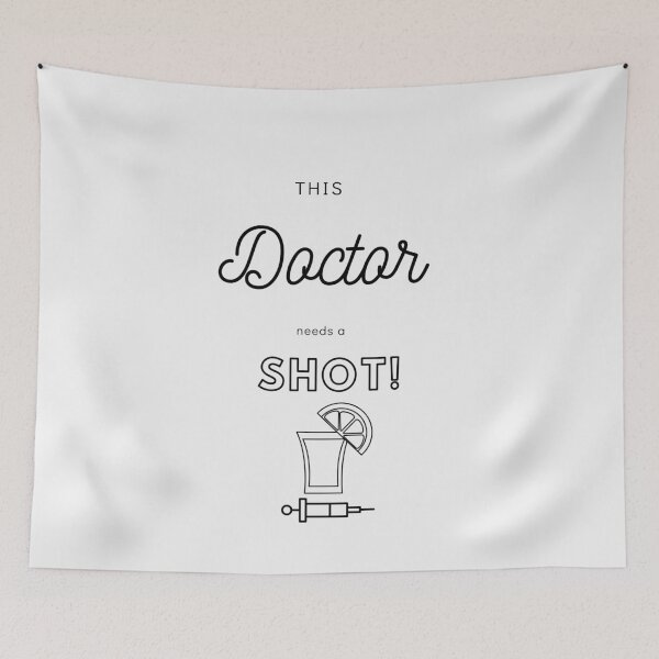 Item preview, This doctor needs a shot! (black text) designed and sold by HBThoughts.