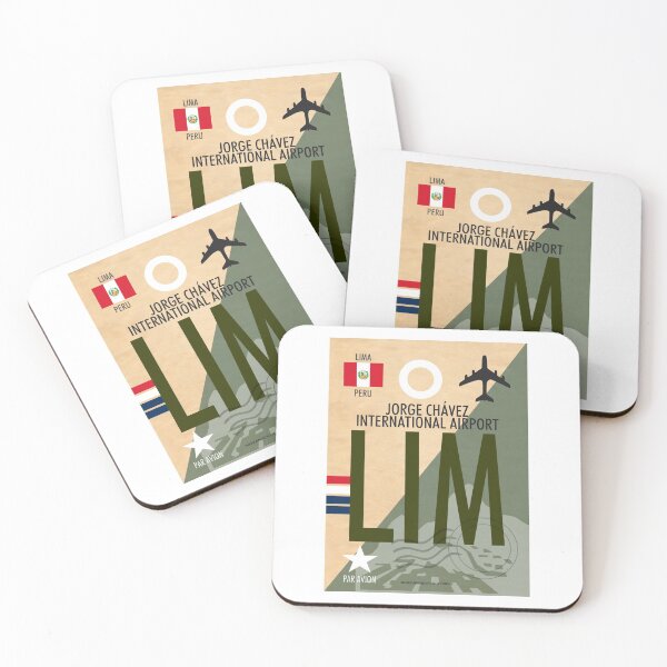 Item preview, Jorge Chavez International Airport LIM Luggage Tag Baggage Tag Airport Code LIMA PERU SOUTH AMERICA designed and sold by kwiebe34.