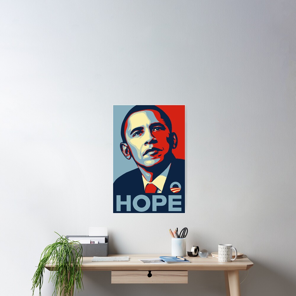 Barack Obama Hope Poster Art Poster