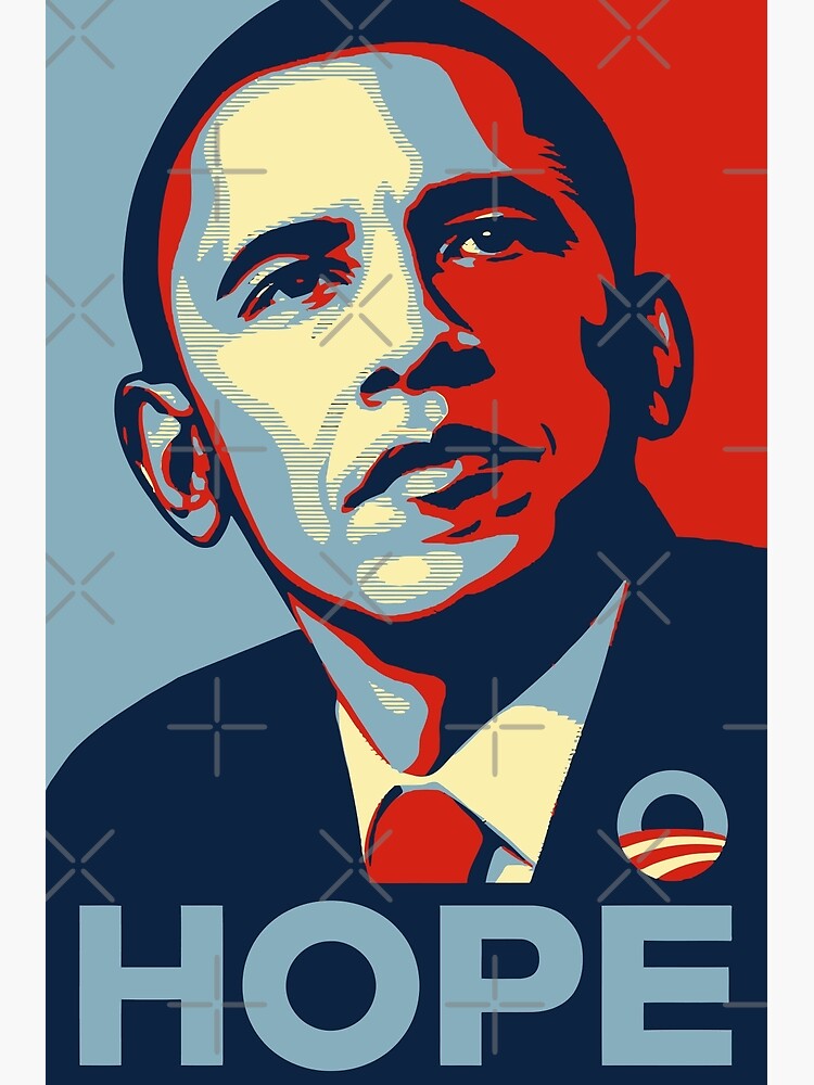 Barack Obama Hope Poster Art by Artsy-Boutique