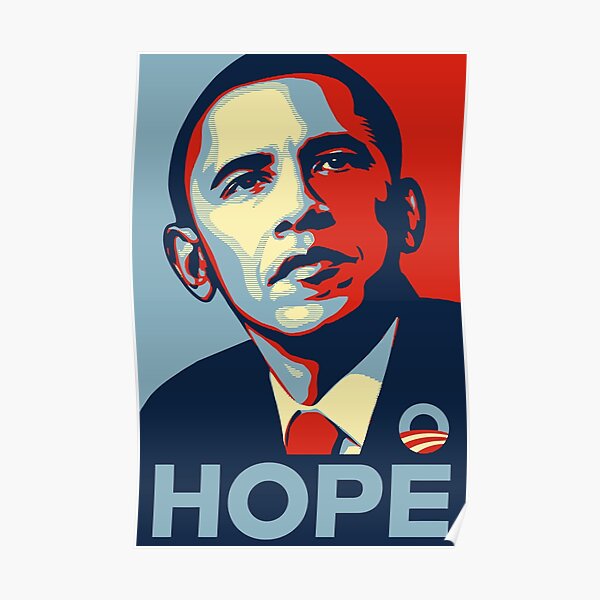Barack Obama Hope Poster Art Poster