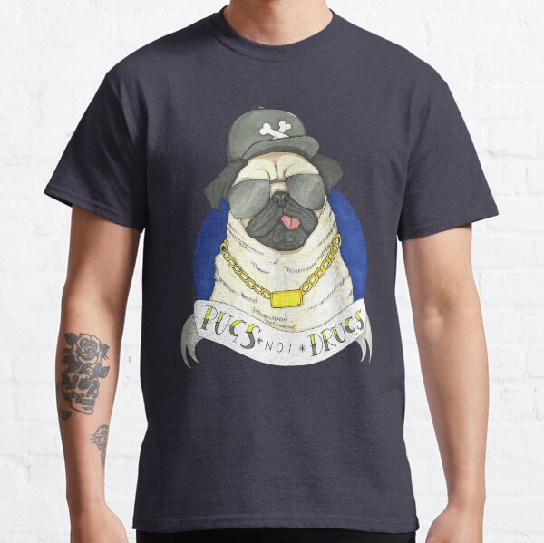 Pugs, Not Drugs Classic T-Shirt