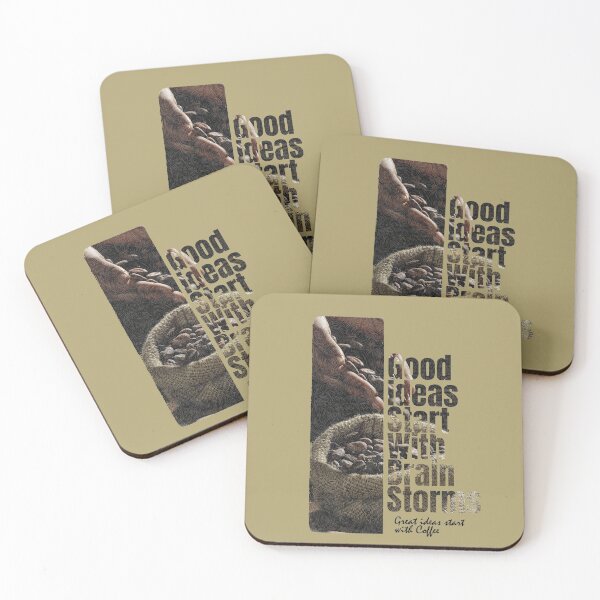 Item preview, Great Ideas Start with Coffee designed and sold by TFM-Novelties.