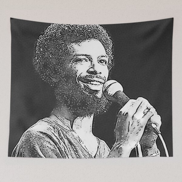 Aperçu de l'œuvre Gil Scott Heron créée et vendue par jahlifemusic.