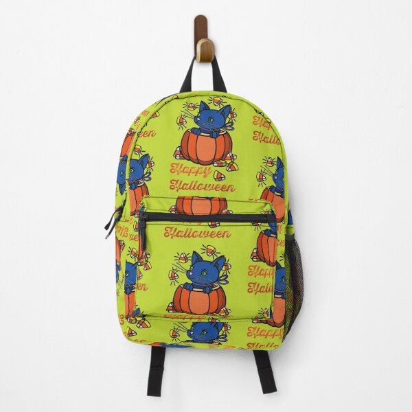 Item preview, Cat and Pumpkin / Happy Halloween designed and sold by sandpiperstudio.