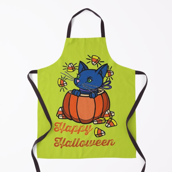 Item preview, Cat and Pumpkin / Happy Halloween designed and sold by sandpiperstudio.